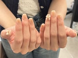 チークリボンネイル
