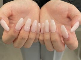 ロングワンカラーネイル