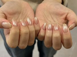 ツヤツヤミラーネイル［町田パラジェル］