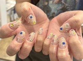 ぷっくりフラワーネイル[町田/パラジェル]