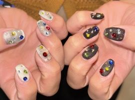 マグネット宝石ネイル［町田/ニュアンス］