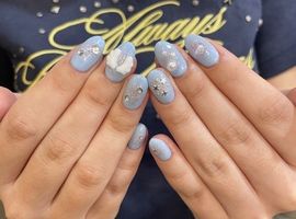 羽チークネイル