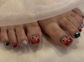 スイカフットネイル[町田/パラジェル]