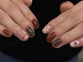 クリスマスネイル