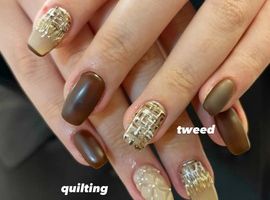 ツイードマットネイル[町田/ツイード]