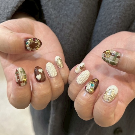 ウインタークリスマスネイル【担当】本山のサムネイル