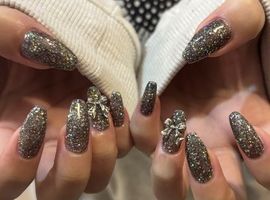 黒ラメワンカラー[町田/ワンカラー]