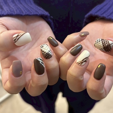 チョコレートマットネイル【担当】舘下のサムネイル