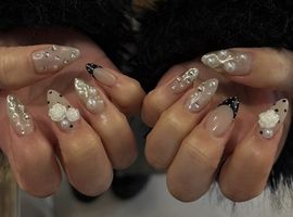 ドット×ミラーネイル[町田/パラジェル]