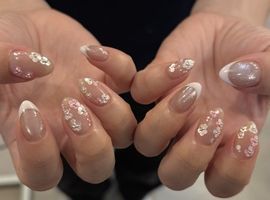 ホロフラワーネイル