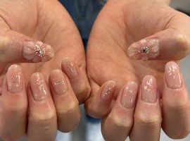 チーク春ネイル[町田/パラジェル]