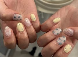 春フラワーレースネイル[町田/パラジェル]