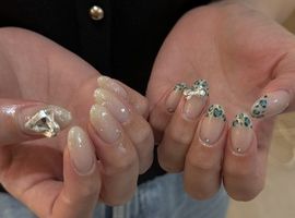 レオパードフラッシュネイル