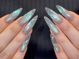 マグネットミラーラインネイル[町田/パラジェル]