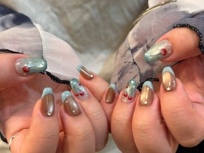 さくらんぼフレンチネイル【担当】舘下