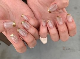 ニュアンスミラーネイル￥5225~