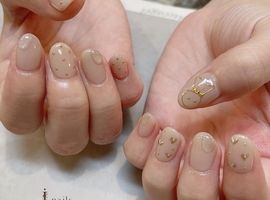 ベージュネイル¥10500