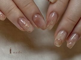 くすみピンクニュアンスネイル￥6500〜