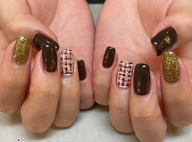 ツイードネイル￥6500～