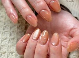 春色マグネットネイル ¥6500～