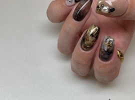 鉱物ニュアンスネイル￥6500～