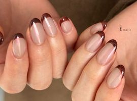 艶感フレンチネイル　¥6500～
