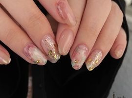 ニュアンスフラワーネイル　¥6500～