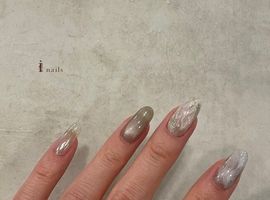 グレーニュアンスネイル ¥6500～