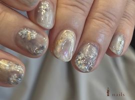 寒色ニュアンスネイル￥6500～