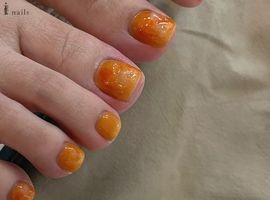 ビタミンオレンジフットネイル