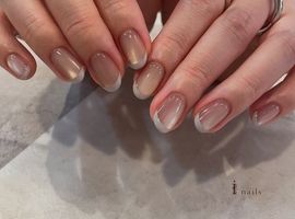 フレンチマグネイルネイル　￥6500～