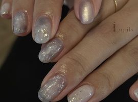 ラベンダーニュアンスネイル　￥6500～