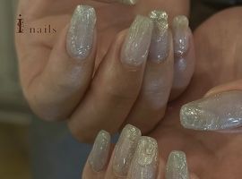 グレーニュアンスネイル　¥6500～