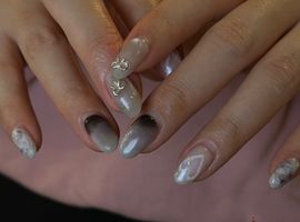 ハートグラデネイル￥6500～