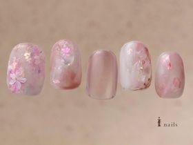 手描きさくらネイル【担当】城間