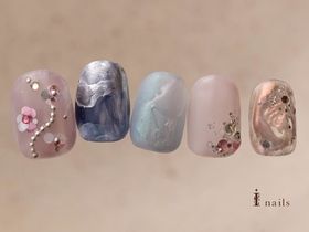 ニュアンス桜ネイル【担当】酒主