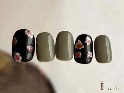 ニュアンスフラワーネイル【担当】宮川