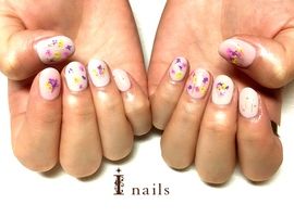 カラフル押し花Ｎａｉｌ☆彡