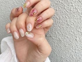 大人かわいいcollection　ちぐはぐニュアンスネイル　【担当】kana.y