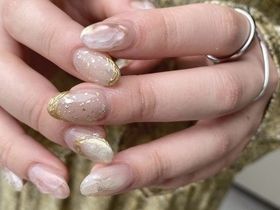 bridal　collection　ニュアンスゴールドネイル　【担当】shoko.h