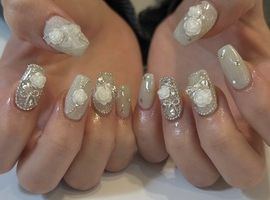 【miyuu】white nail
