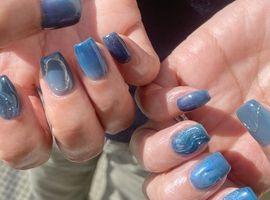 【chihiro】blue nail
