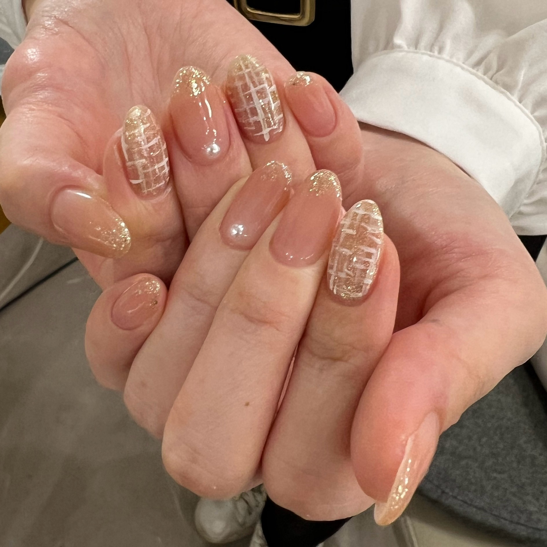 ツイードネイル | 町田のネイルサロン【アイネイルズ町田店】