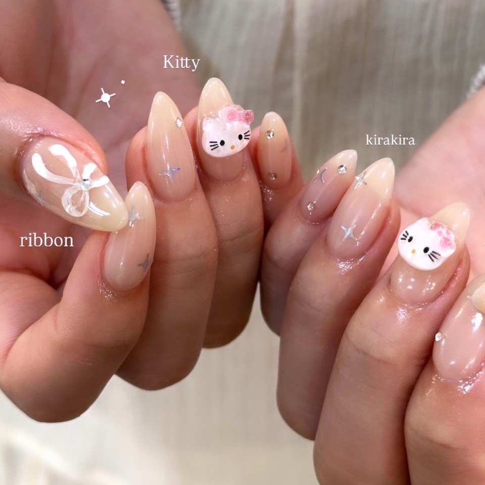 キティちゃんネイル | 渋谷のネイルサロン【ネイルメゾン渋谷店】
