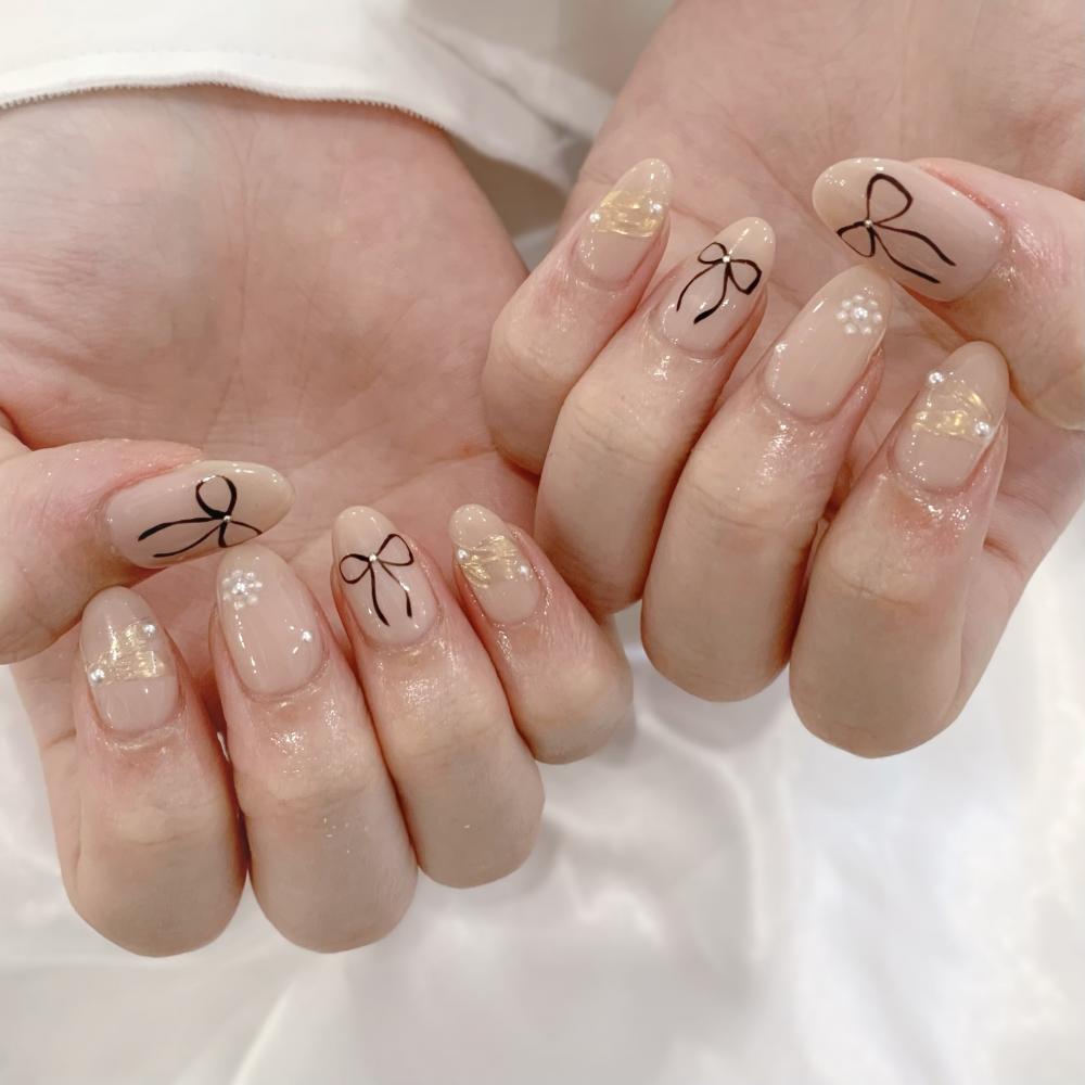 流行りのリボンネイル | 梅田のネイルサロン【NAIL MAISON梅田店】