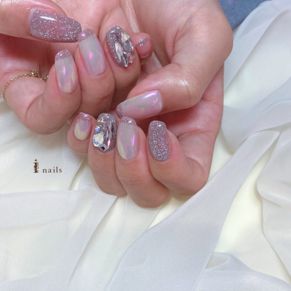 埋め尽くしフラッシュネイル 新宿のネイルサロン【アイネイルズ新宿店】