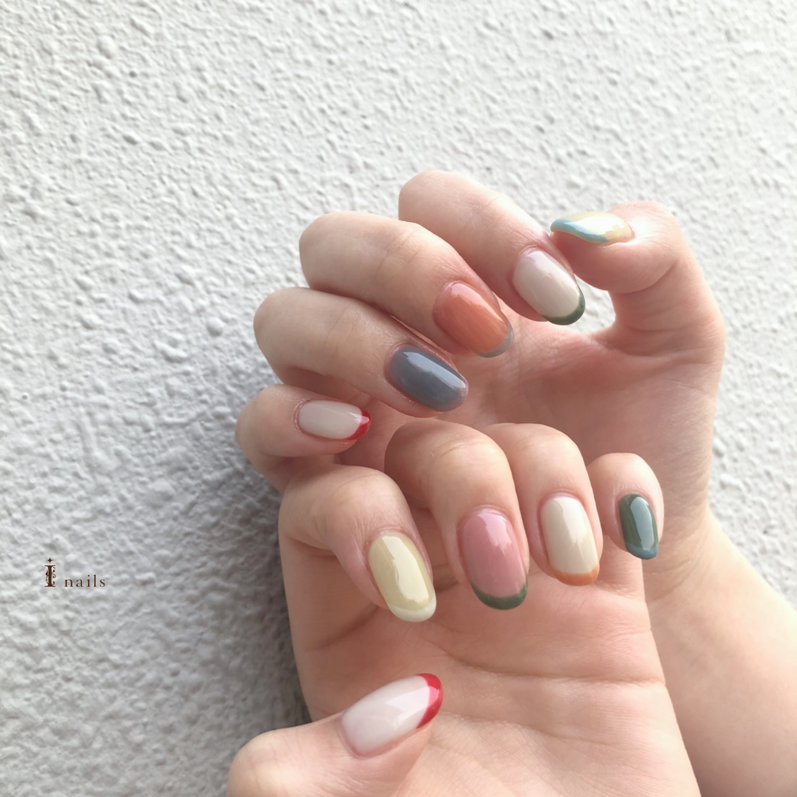 カラフルネイル カラフルネイル#蛍光カラー｜S&S 村田小百合のネイルデザイン