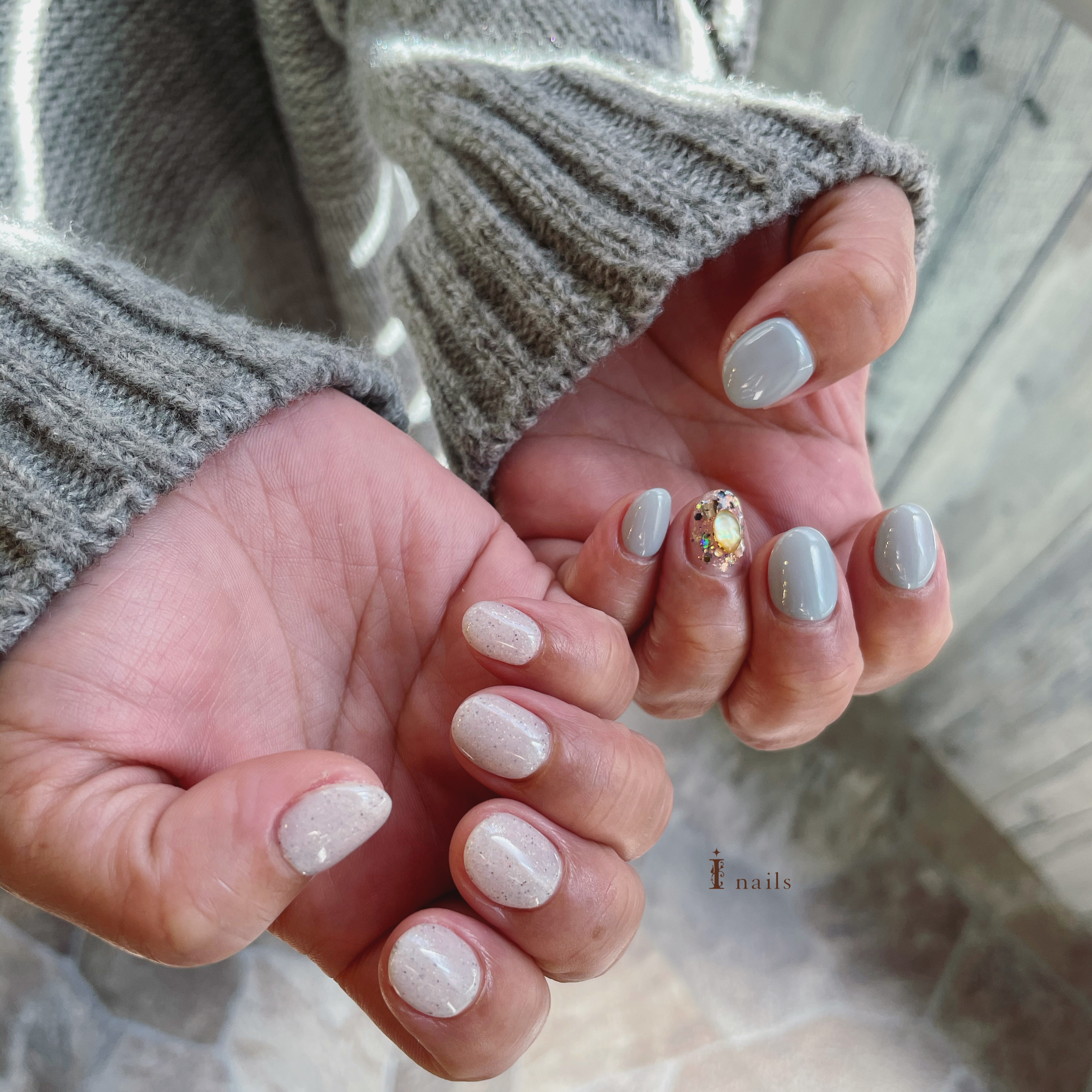 Newcolor Sand Yukari T 梅田のネイルサロン アイネイルズ梅田店